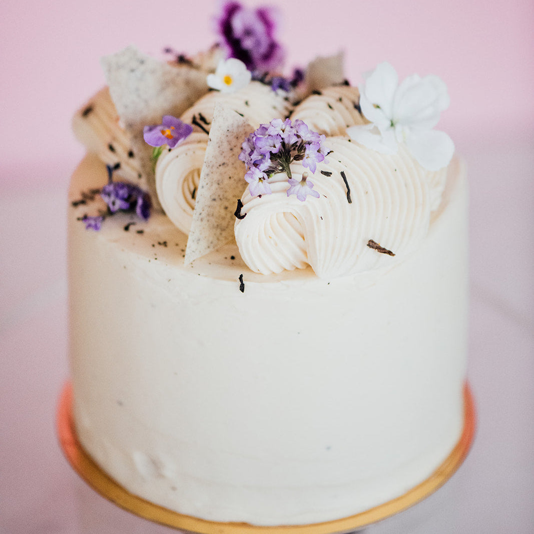 Earl gray and orange cake